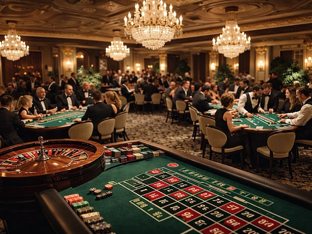 Classic Casino event setup