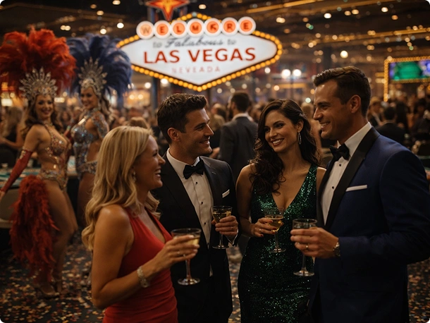 Las Vegas event setup