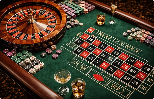 Roulette event setup